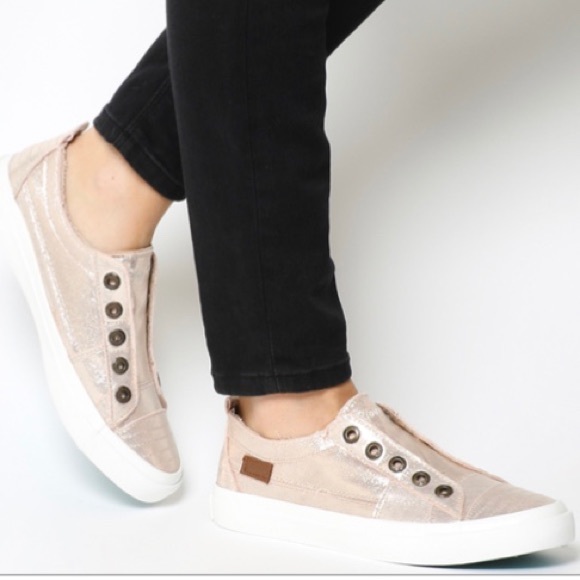 blowfish rose gold sneakers